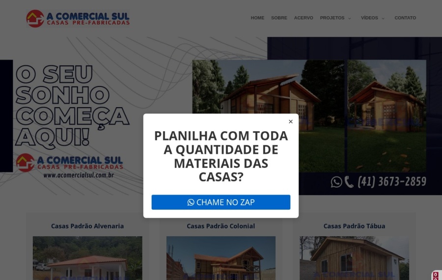 Projeto histórico Acomercialsul