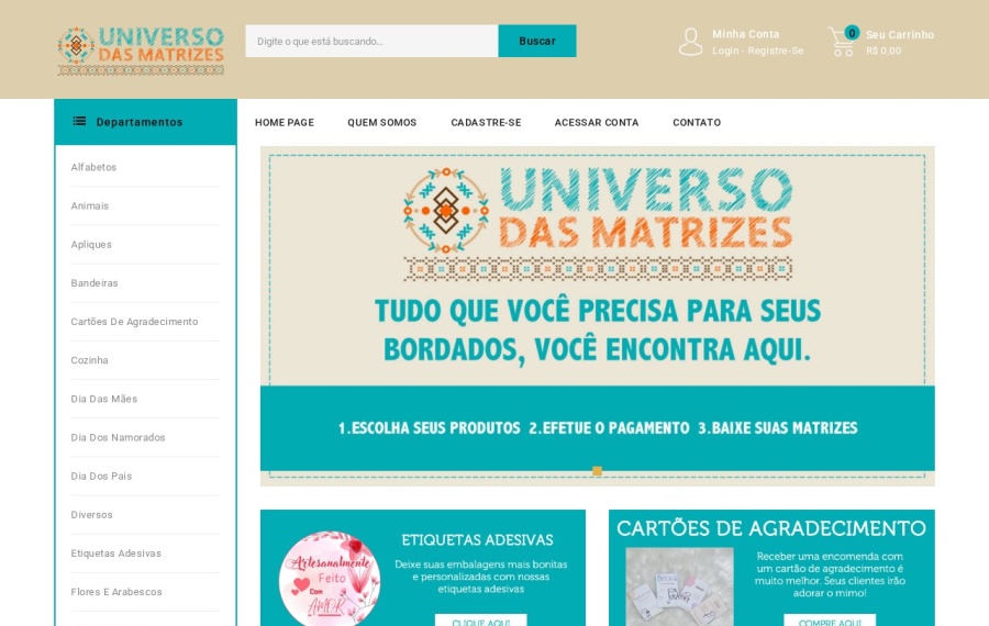 Projeto histórico Universodasmatrizes